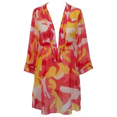 Diane Von Furstenberg Andy Warhol print dress