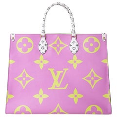Borsa a spalla Louis Vuitton Onthego GM Monogram Giant Multicolor Fluo