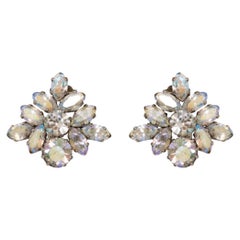 1950s Schoffel & Co Crystal Earrings