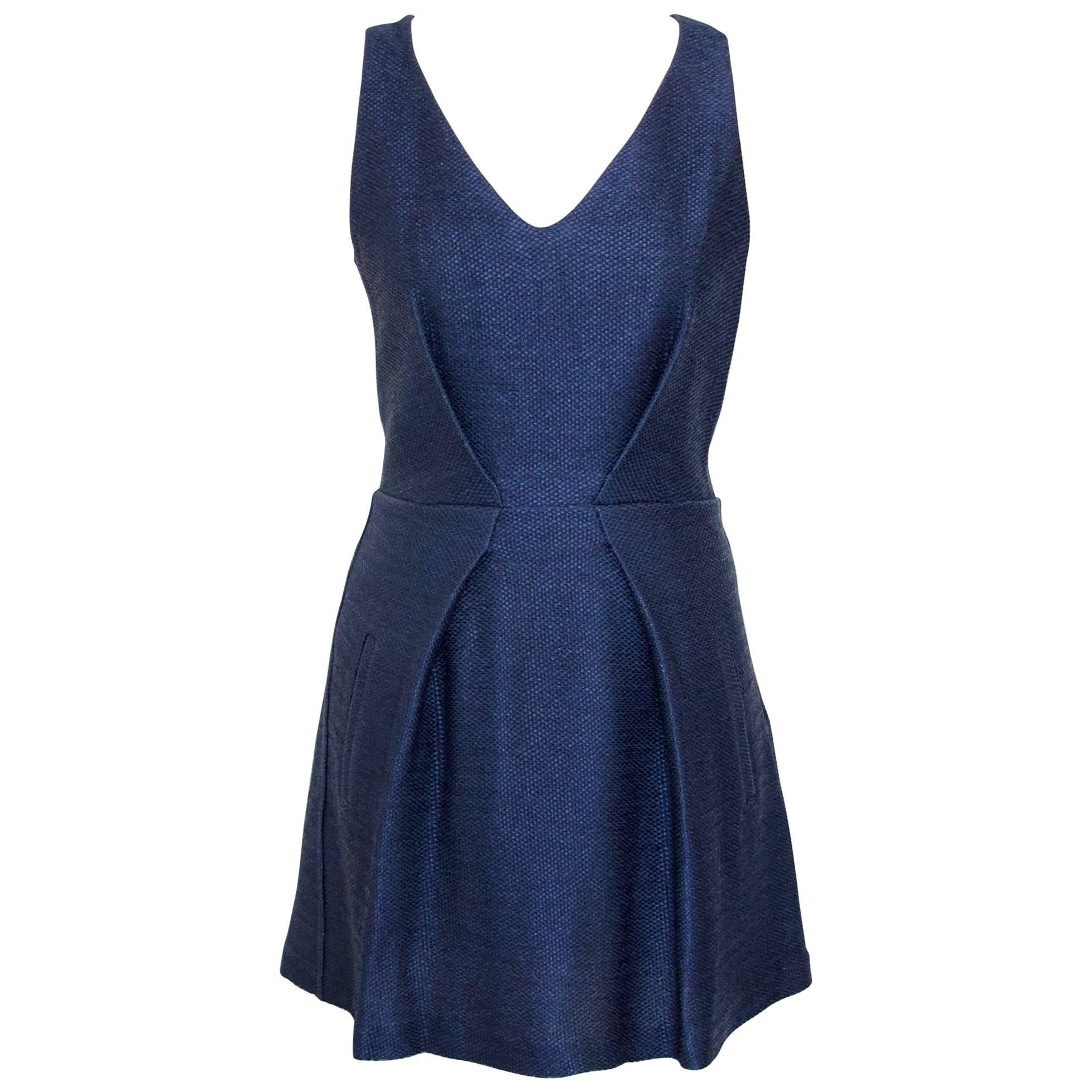Balenciaga blue dress For Sale
