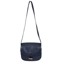Hermes Navy Epsom Shoulder Vintage Bag