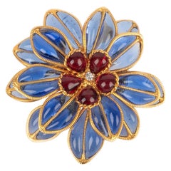 Augustine Flower Pendant / Brooch