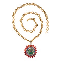 Chanel Necklace with Glass Paste, 1970s