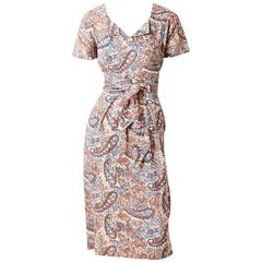 Claire McCardell Patterned Day Dress 12