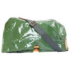 rare LOUIS VUITTON 2010 Raindrop Besace green PVC crossbody bag