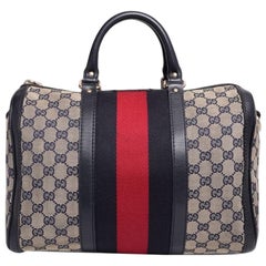 Gucci Boston GG Supreme Web Blu
