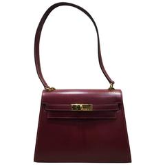 Hermes Mini Kelly Sellier 20cm Box Calf Rough H/Gold Metall