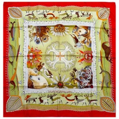 Hermes Silk EXCELLENT CONDITION with Box La Vie du Grand Nord
