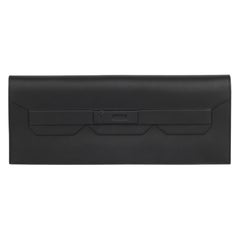 Hermès Black Swift Leather Shadow Birkin Cut Clutch