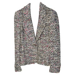 Veste classique en tweed multicolore non portée Chanel