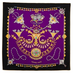 Hermès Silk and Cashmere Stole 'Set of the Sands', 1994