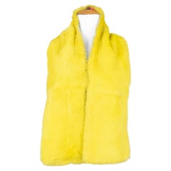 Dior Large Yellow Fur Stole, 2001