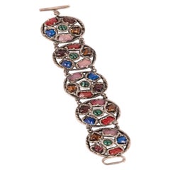 Christian Dior Silvery Metal Bracelet, 1990