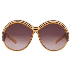 Christian Dior Vintage Orange Mod. 2040 Oversize-Sonnenbrille 130 mm