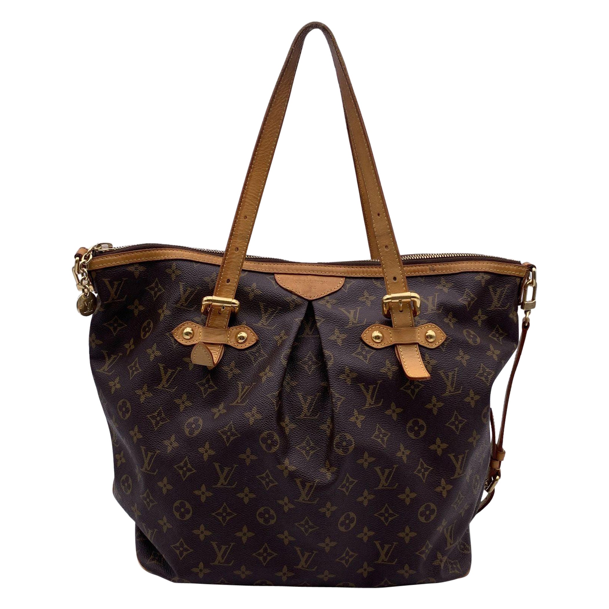 Louis Vuitton Monogram Canvas Palermo GM Tote Bag with Strap For Sale
