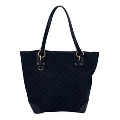 Gucci Negro Monograma Lienzo Bolso Tote Bolso Bandolera