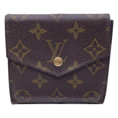Louis Vuitton Vintage Monogram Compact Double Flap Wallet M61652