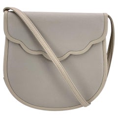 Yves Saint Laurent Vintage Beige Pelle Piccola Messenger Crossbody Bag