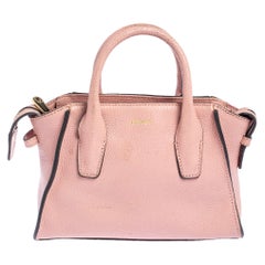DKNY Pink Leather Chelsea Satchel