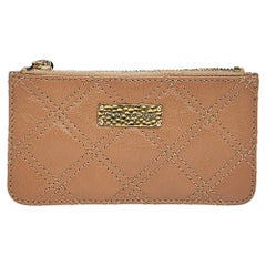 Marc Jacobs Beige Quilted Leather Wallet