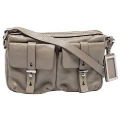 Bolso cruzado de piel gris Marc by Marc Jacobs