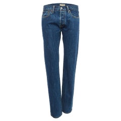 Jeans Burberry in denim blu a gamba tesa M Vita 28
