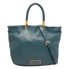 Marc by Marc Jacobs Green Leather Too Hot to Handle Tote