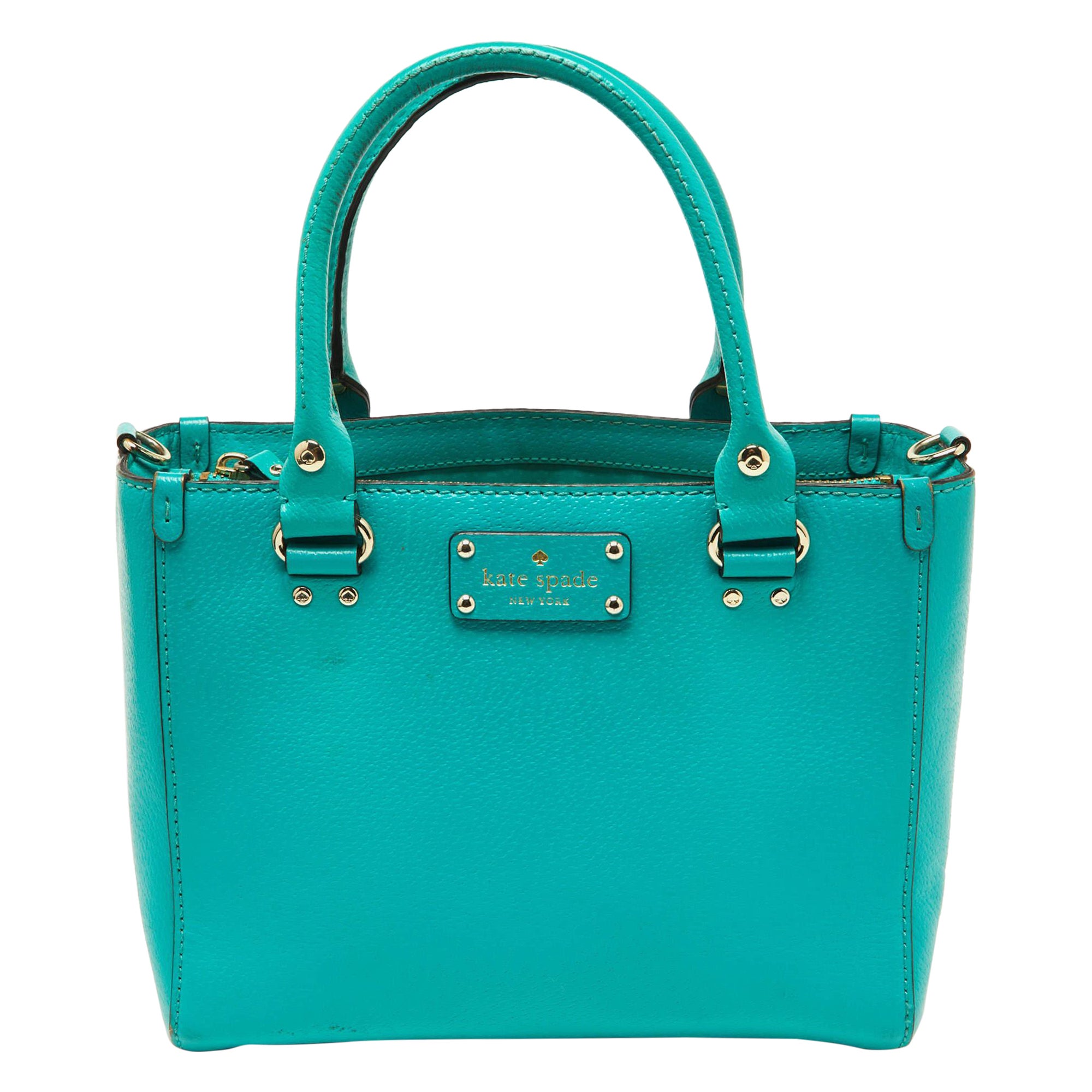 Kate Spade Green Leather Tote