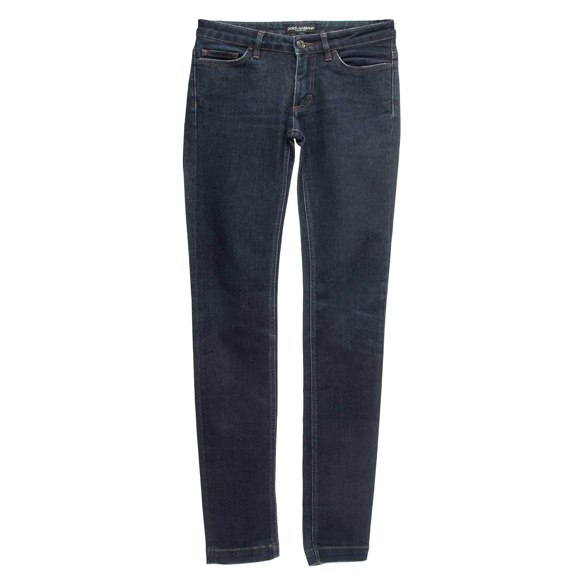 Dolce & Gabbana Vaqueros azules marinos S Cintura 26