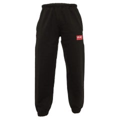 Kenzo - Pantalon de jogging à cordon de serrage avec logo en coton - Noir S