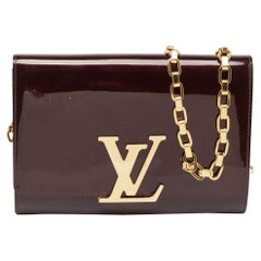 Louis Vuitton Amarante Vernis Louise GM Tasche mit Kette
