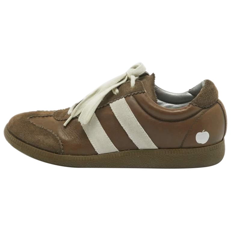 Marc Jacobs Brown Suede Low Top Sneakers Size 42 For Sale