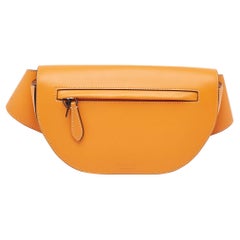 Riñonera Olympia Pequeña Piel Naranja Burberry