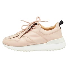 Tod's Baskets basses roses à franges, taille 37