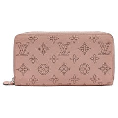 Louis Vuitton Rose Jasmin Mahina Monogram Leather Zippy Wallet