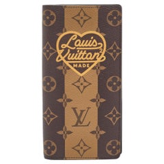 Louis Vuitton x Nigo Reverse Monogram Stripes Canvas Brazza Wallet