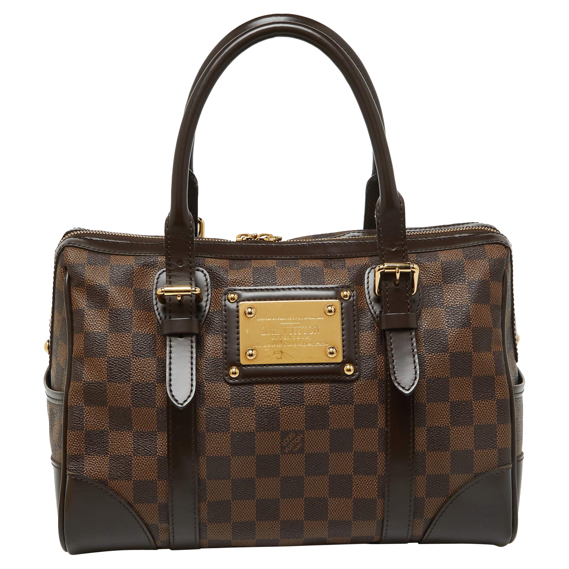 Louis Vuitton Damier Ebene Canvas Berkeley Bag For Sale
