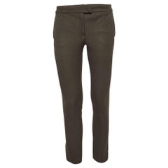 Joseph Grüne Gabardine-Hose in Knöchellänge S
