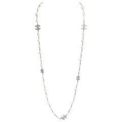 Chanel 2017 Long Pearl And Crystal Long Necklace NEW IN BOX