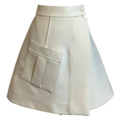 Mini falda blanca Louis Vuitton
