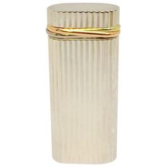 Cartier ca. 1990's Silver Plated Lighter, Brand New in Box