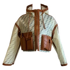 Fendi SS 2019 monogram Raincoat