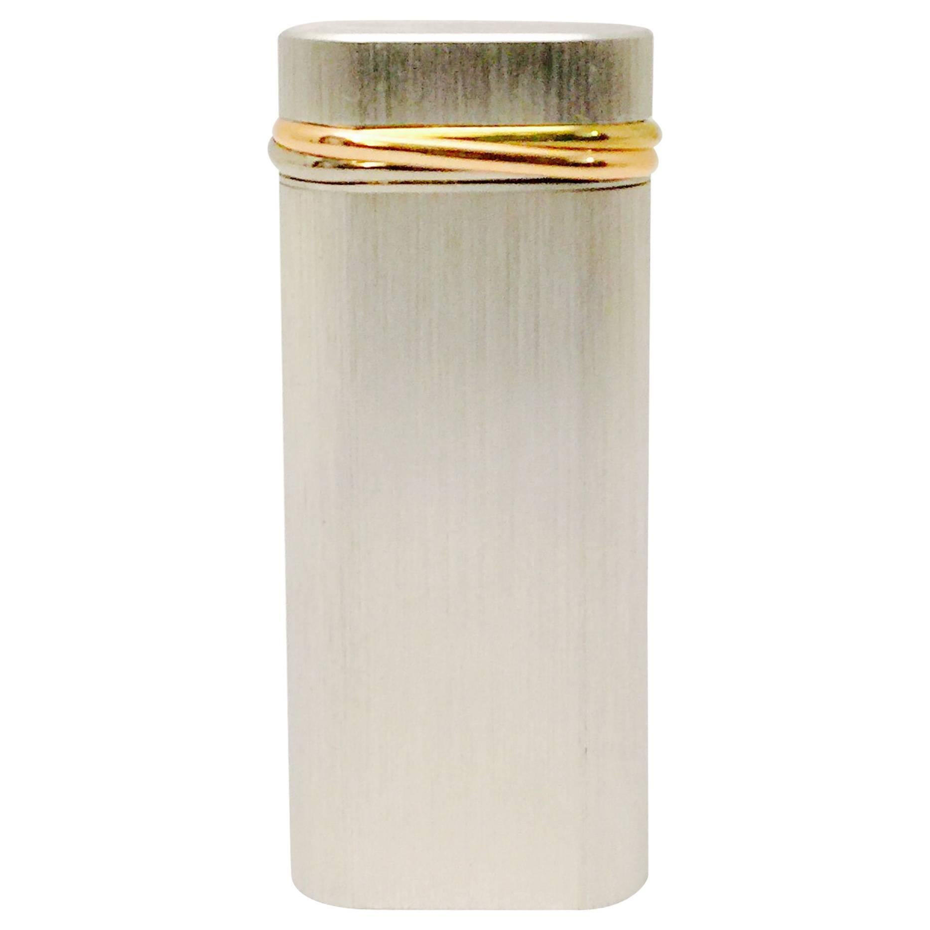 Cartier ca.1990's Lighter in Silver Plate, Brand New in Box