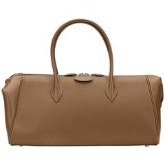 2007 Hermes Chocolate Epsom Leather Paris Bombay