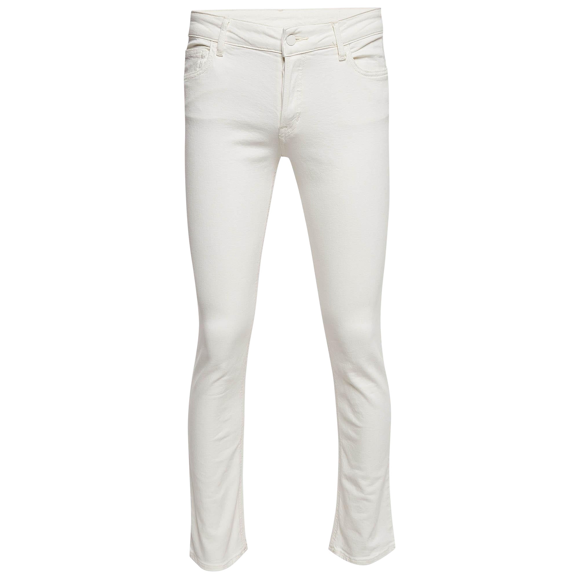 EMPORIO ARMANI Vaqueros Crema Slim Fit S Cintura 27