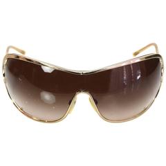 Bulgari Gold Frame Sunglasses