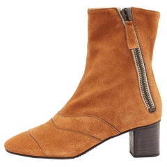 Chloe Brown Wildlederstiefel Größe 37.5