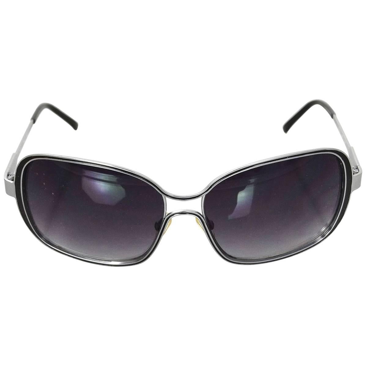 Chloe Silver Frame Sunglasses