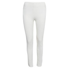 Joseph White Gabardine Tight Fit Leggings M