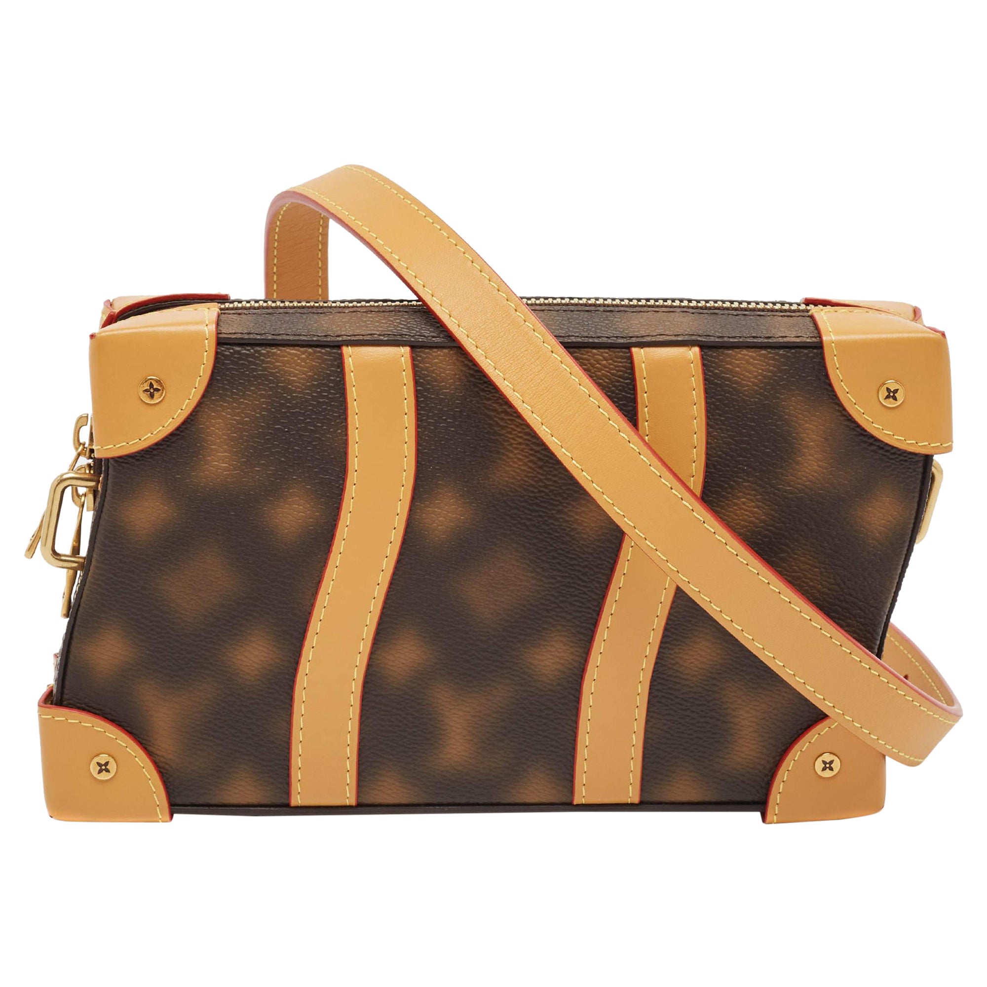 Louis Vuitton Monogram Blurry Canvas Soft Trunk Bag For Sale